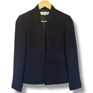 Women's Tahari Black Blazer Jacket 2P Petite